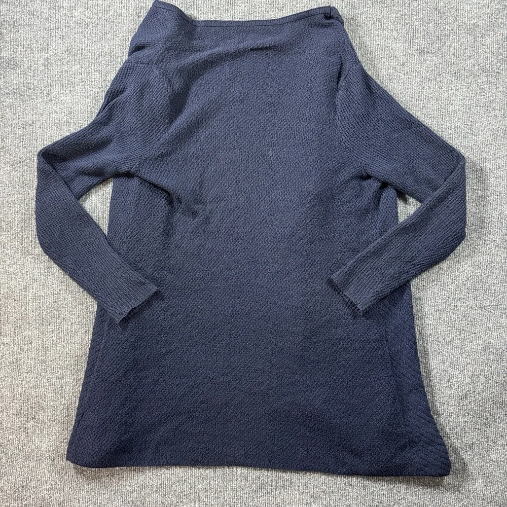 Torrid Cardigan Womens Size 0 Duster Open Front Blue‎ Knitted Texturized